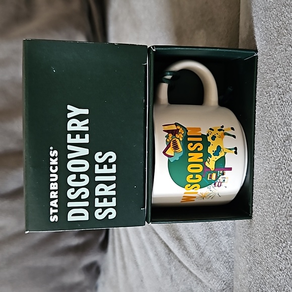 NIB ☕️ Ornament WISCONSIN - Xmas Starbucks Mug (2 fl oz) - 2024 Discovery Series - Picture 6 of 7